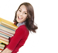 Returning textbooks to the library during the holidays