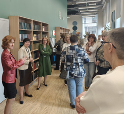 Visiting the new scientific library of NSU: how we met colleagues on the eve of Librarian Day